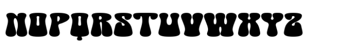 Groovy Beach Regular Font LOWERCASE