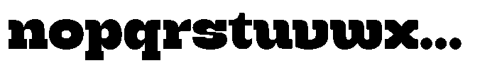 Groovy Bigsky Regular Font LOWERCASE