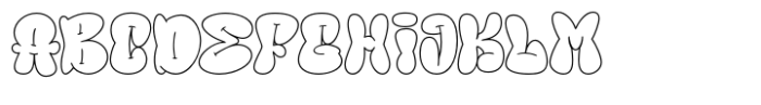 Groovy Bombs Outline FONT