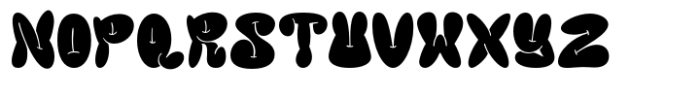 Groovy Bombs Regular Font LOWERCASE