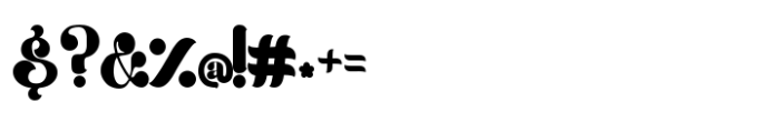 Groovy Boss Font OTHER CHARS