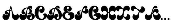 Groovy Boss Font UPPERCASE