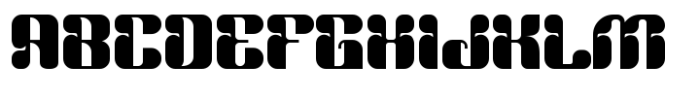 Groovy Bubble Font UPPERCASE