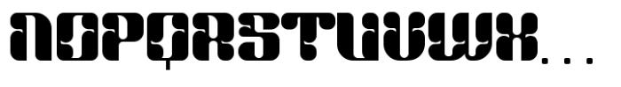 Groovy Bubble Font UPPERCASE