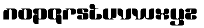 Groovy Bubble Font LOWERCASE
