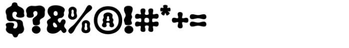 Groovy Bumpie Font OTHER CHARS