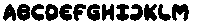Groovy Clouds Font UPPERCASE