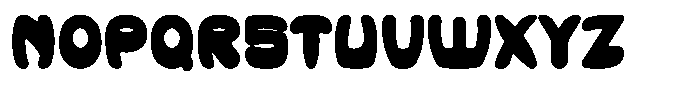 Groovy Clouds Font UPPERCASE