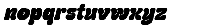 Groovy Gum Italic Font LOWERCASE