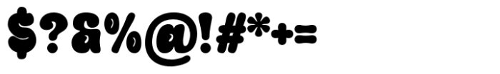 Groovy Gum Regular Font OTHER CHARS