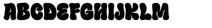 Groovy Gum Regular Font UPPERCASE