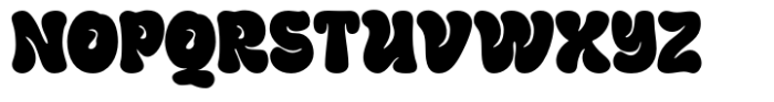 Groovy Gum Regular Font UPPERCASE