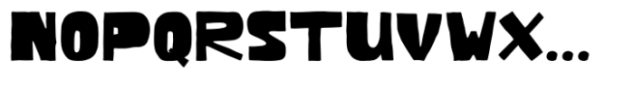 Groovy Jerky Font UPPERCASE