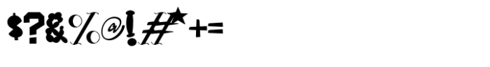 Groovy Kombo Font OTHER CHARS