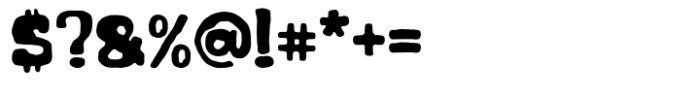 Groovy Madness Font OTHER CHARS