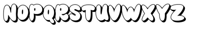 Groovy Magic Extrude Font UPPERCASE