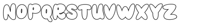 Groovy Magic Out line Font UPPERCASE