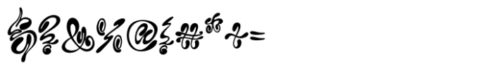 Groovy Maniac Font OTHER CHARS