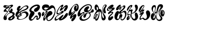 Groovy Maniac Font UPPERCASE