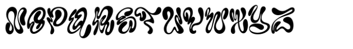 Groovy Maniac Font LOWERCASE