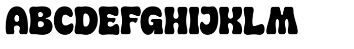 Groovy Mricha Bold Font UPPERCASE