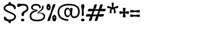 Groovy Mricha Extra Light Font OTHER CHARS