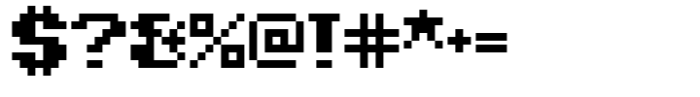 Groovy Pixel Font OTHER CHARS