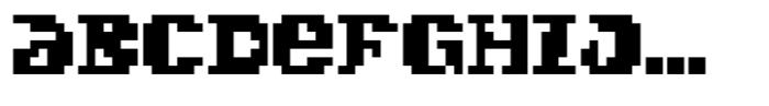 Groovy Pixel Font UPPERCASE