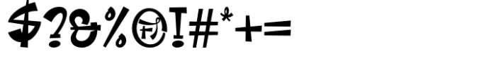 Groovy Ramen Font OTHER CHARS
