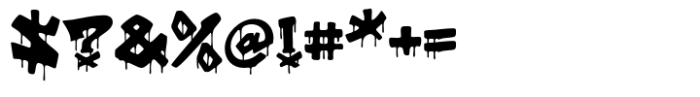 Groovy Scribz Drip Font OTHER CHARS