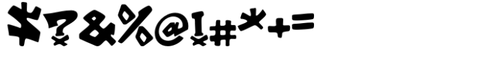 Groovy Scribz Regular Font OTHER CHARS