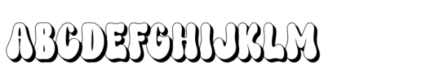 Groovy Syndrome Extrude Font UPPERCASE