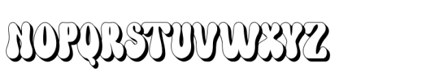 Groovy Syndrome Extrude Font UPPERCASE