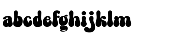 Groovy Syndrome Regular Font LOWERCASE