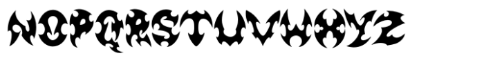 Groovy Tribal Font UPPERCASE