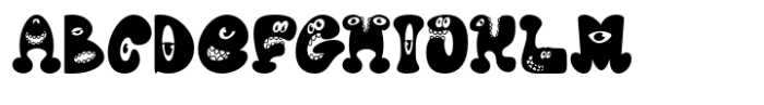 Groovy Visage Font UPPERCASE
