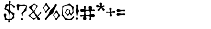 Groovy Zodiac Font OTHER CHARS