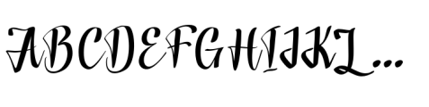 Groovy of love Font UPPERCASE