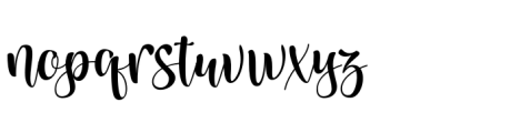 Groovy of love Font LOWERCASE