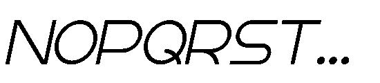 Grople Italic Font UPPERCASE