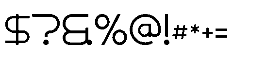 Grople Regular Font OTHER CHARS