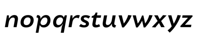 Grosen Medium Italic Font LOWERCASE