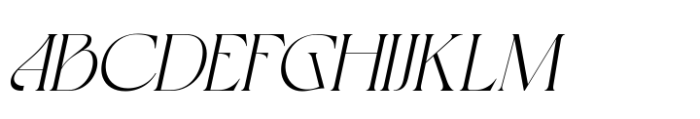 Grosia Italic Font UPPERCASE