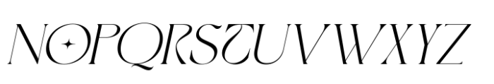 Grosia Italic Font UPPERCASE