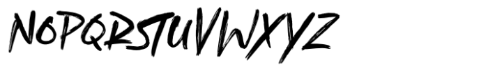 Grossie Font UPPERCASE