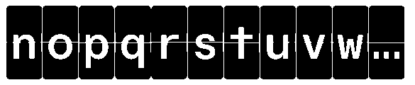 Grotek Mono Flip VF Grotek Mono Flip 3 D 0 Font LOWERCASE