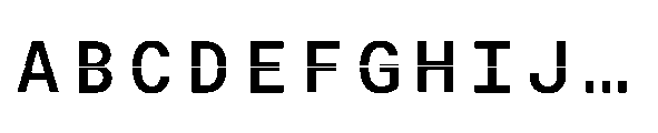 Grotek Mono Flip VF Grotek Mono Flip-Fg 3 D 0 Foreground Font UPPERCASE