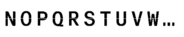 Grotek Mono Flip VF Grotek Mono Flip-Fg 3 D 0 Foreground Font UPPERCASE