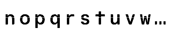 Grotek Mono Flip VF Grotek Mono Flip-Fg 3 D 0 Foreground Font LOWERCASE