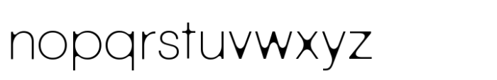 Grotek MxRwnd Extra Light Font LOWERCASE
